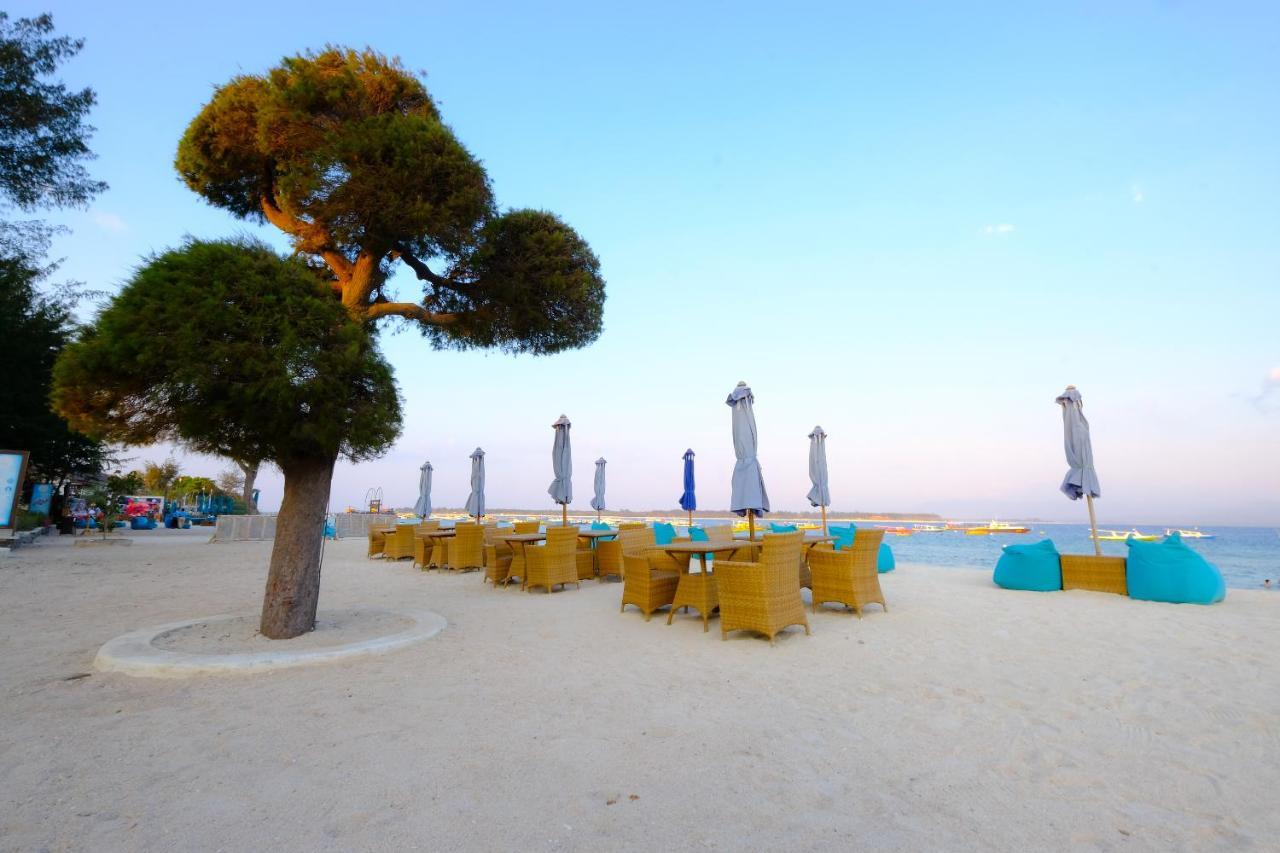 Oyo 1425 Beach Wind Bungalows Джили Трауанган Екстериор снимка